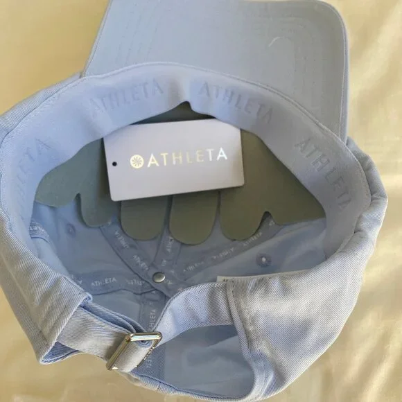 ATHLETA Gossamer Blue All About Small Crossbody Hobo Bag with Bonus Hat😍 - Picture 5 of 7